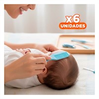 Pack6 Set de Accesorios para Bebe 10 Piezas Azul para Cuidado Y+Regalo Sticker